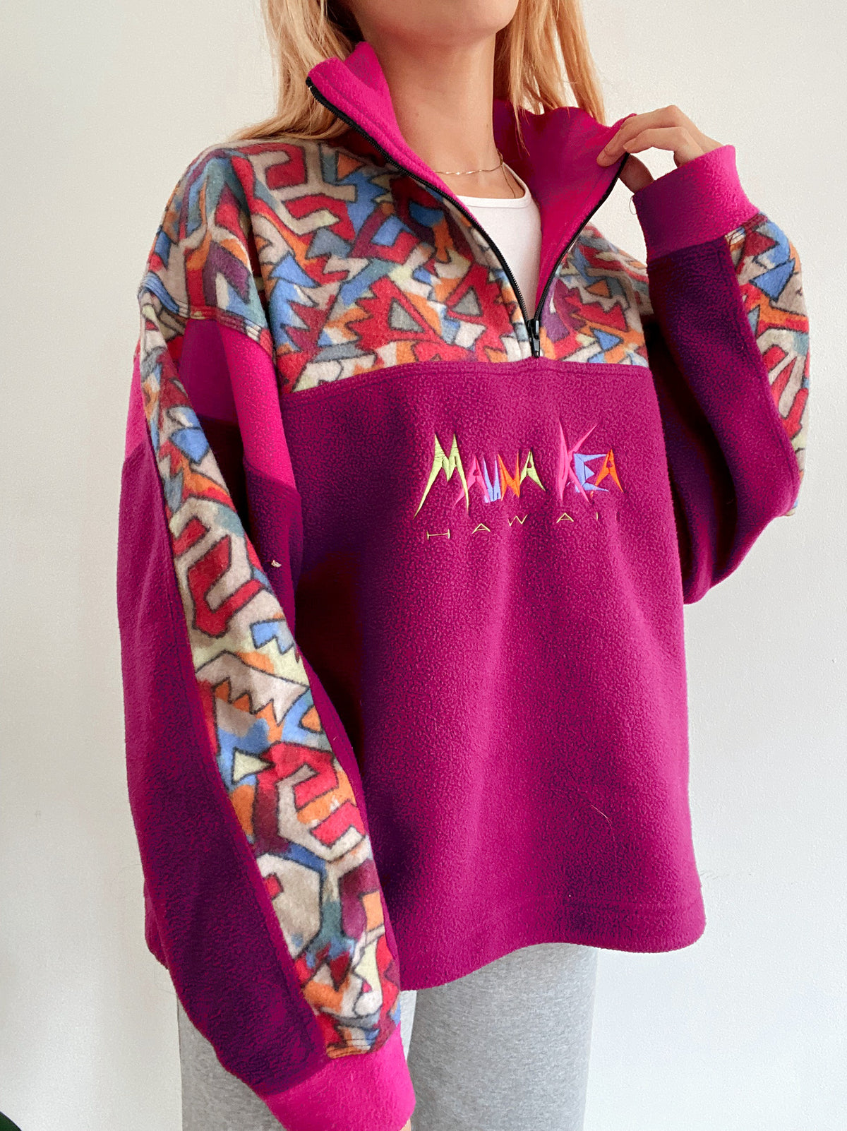 Gray fleece sweater Napapijri S