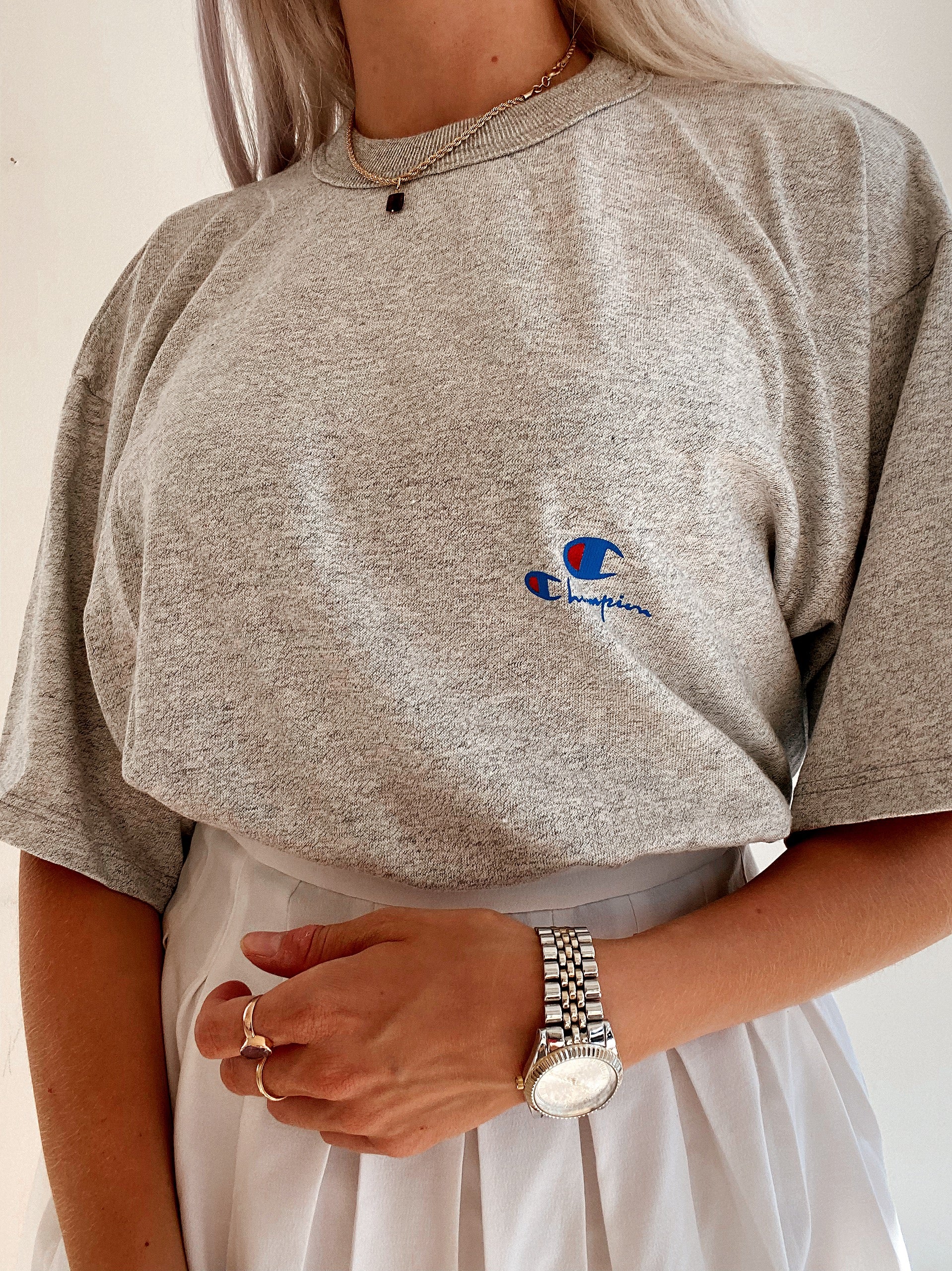 T-shirt gris chiné Champion L