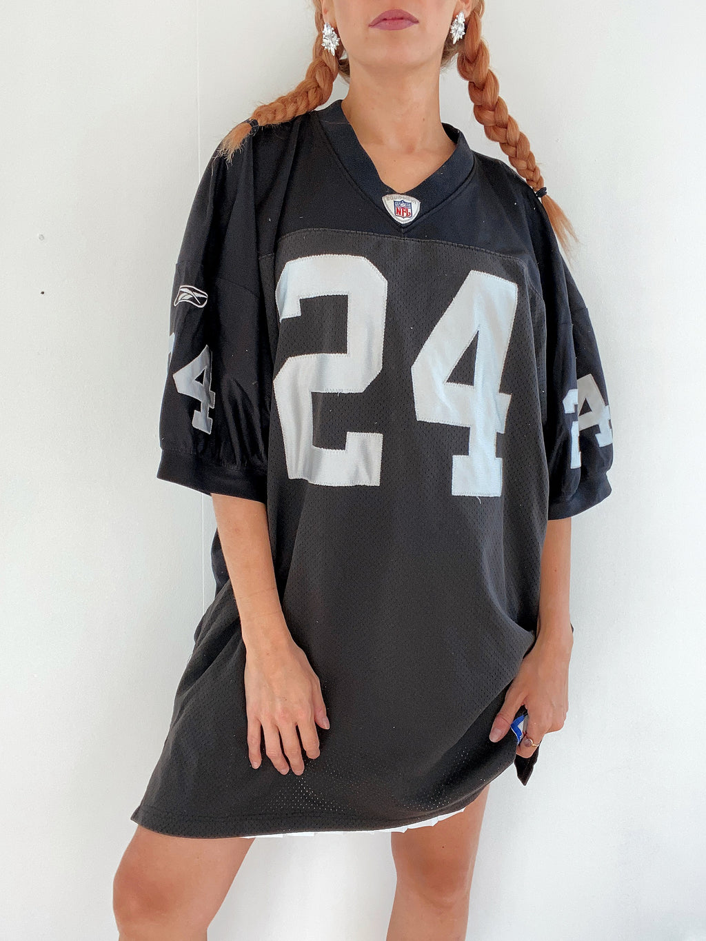 Schwarzes NFL XL-Trikot