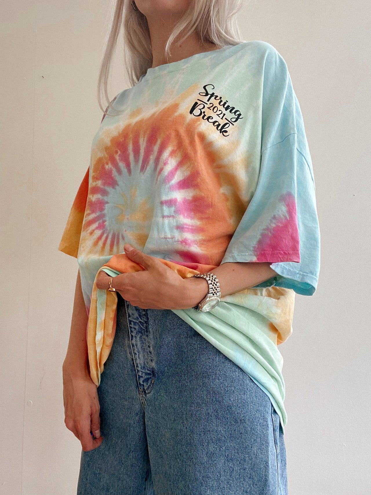 T-shirt vintage tie and dye XXL