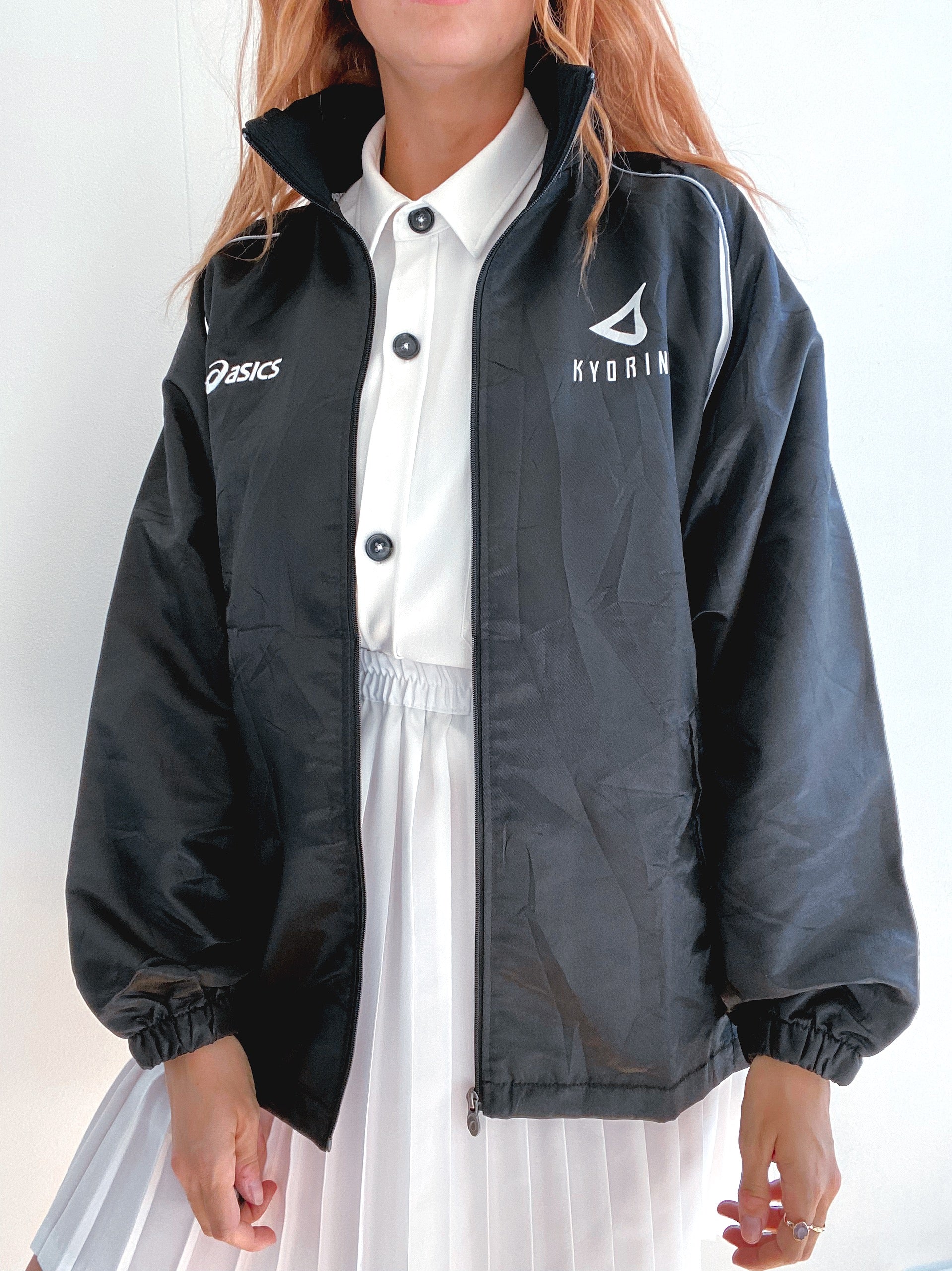 ASICS XL schwarze Windjacke