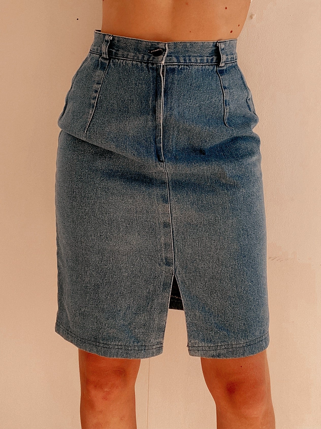 Vintage blauer Jeansrock S/M 