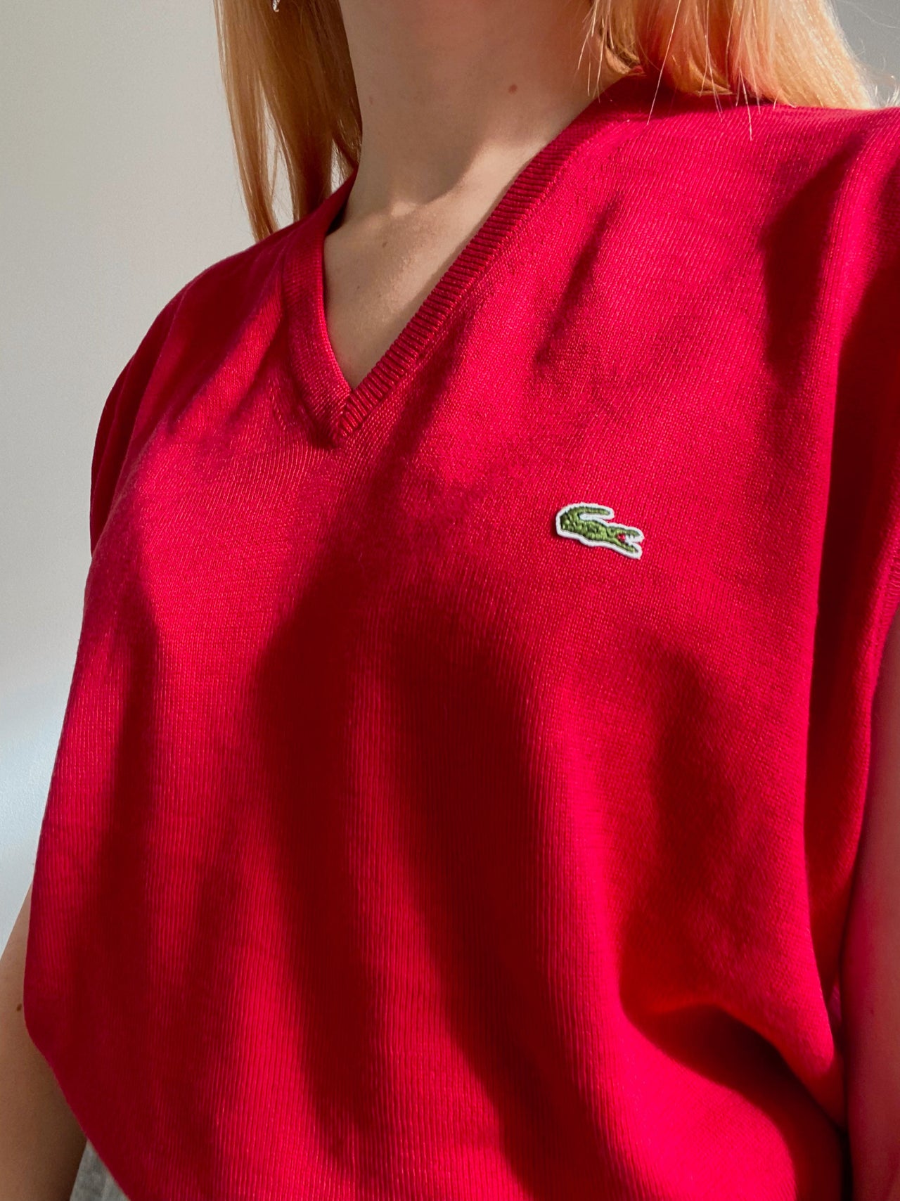 Green Lacoste L Long Sleeve Polo Shirt