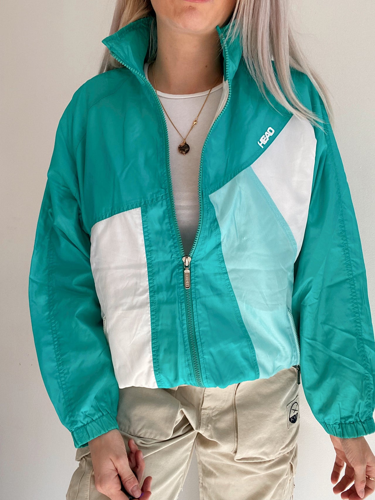 Veste de jogging verte pastel Head