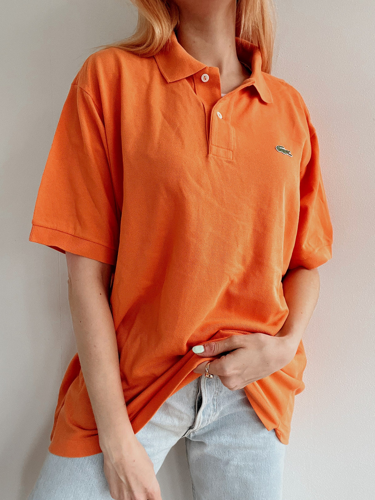 Polo Lacoste orange M