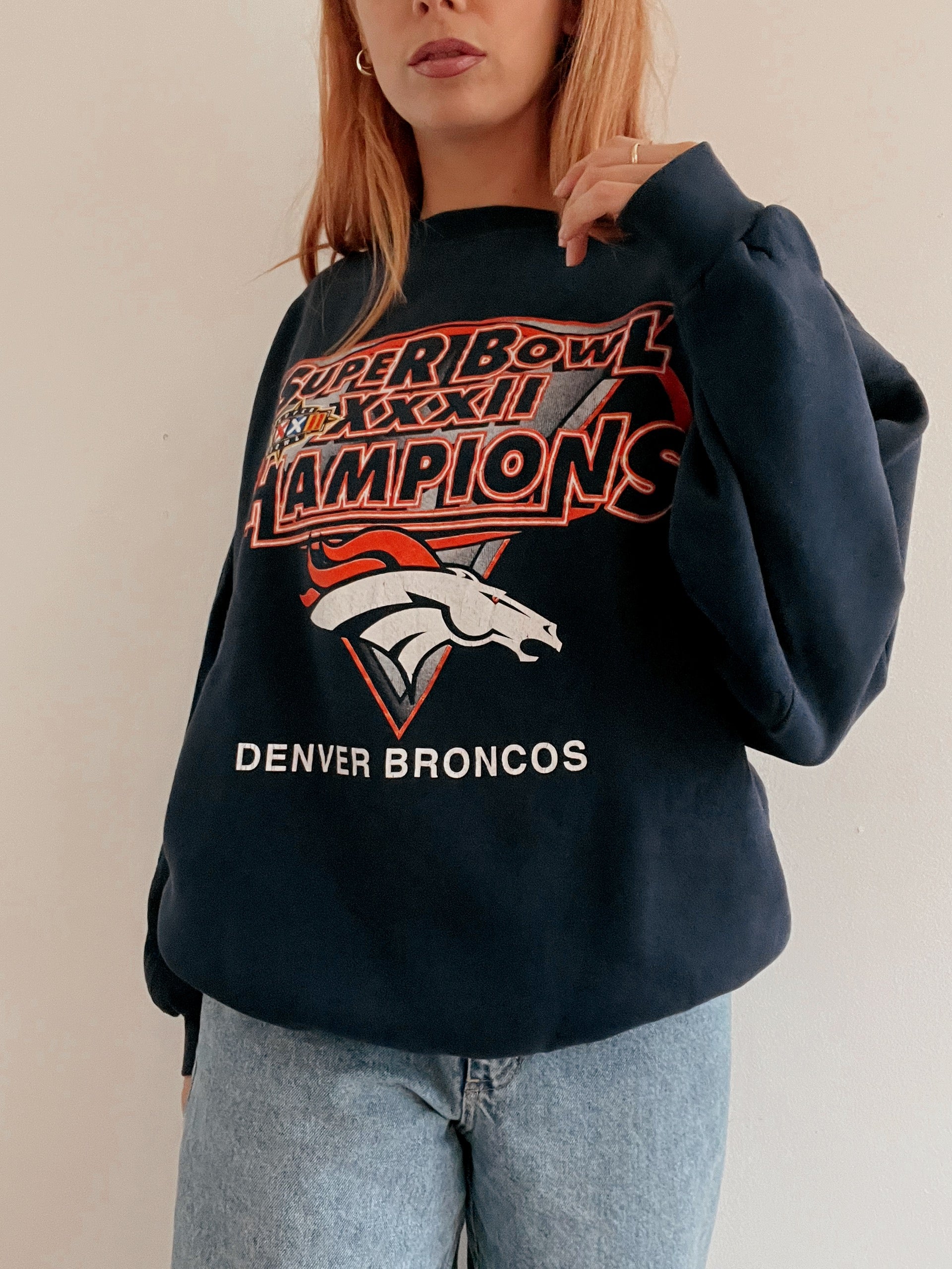 White and blue jacket with orange collar Adidas XL