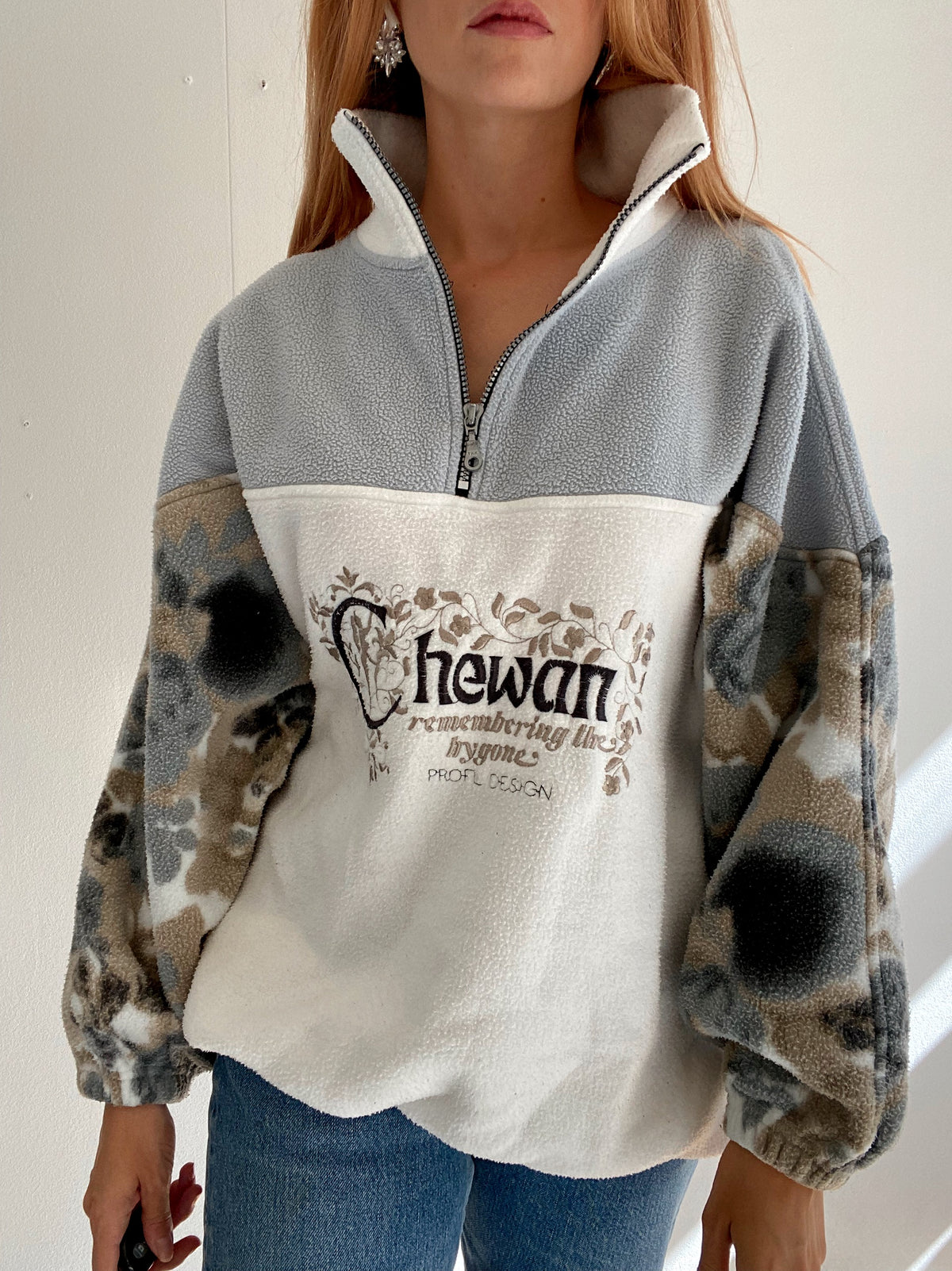 Gray fleece sweater Napapijri S