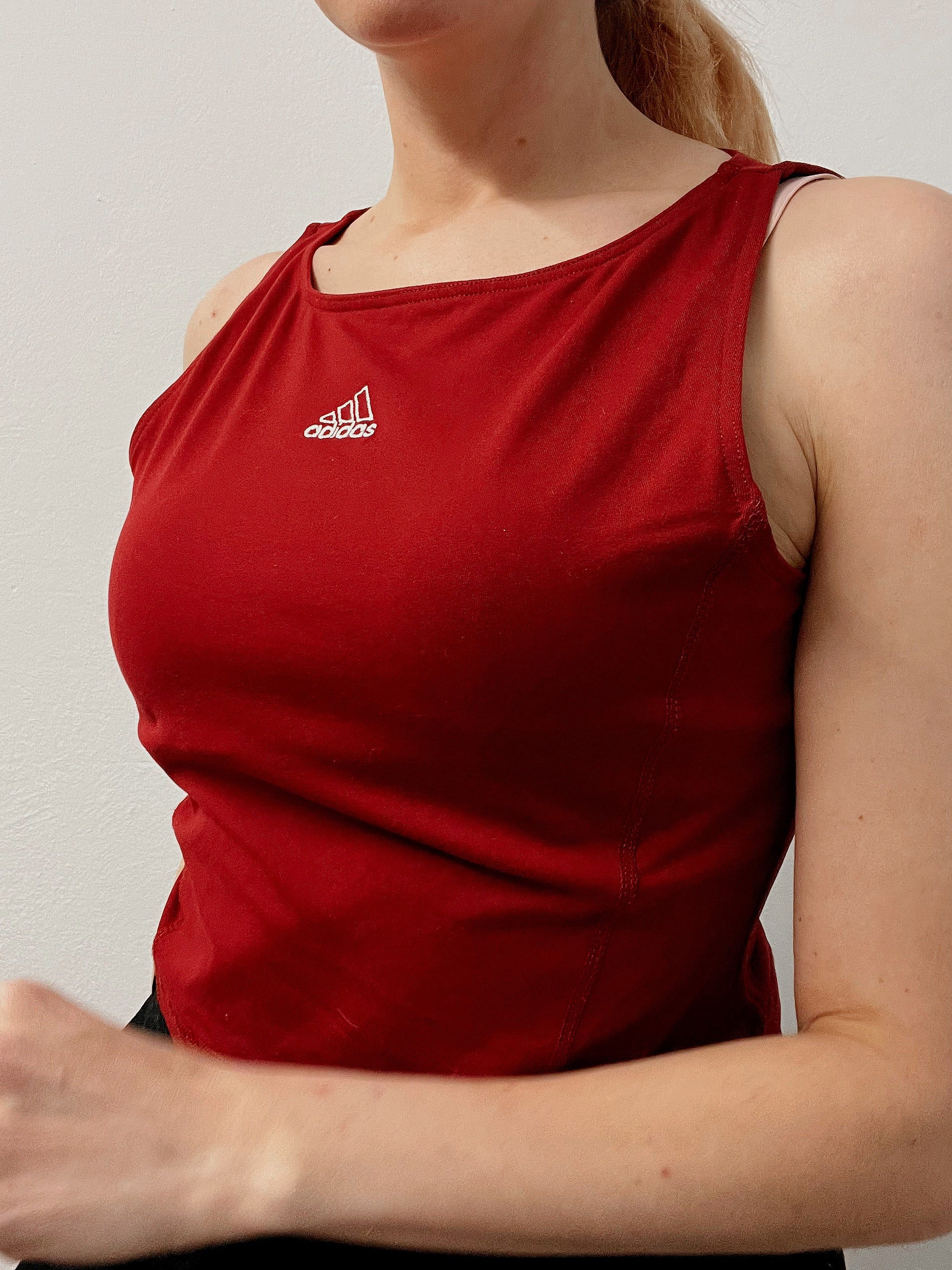 Red Adidas T-Shirt S