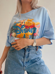 T-shirt vintage Walt Disney bleu XXL