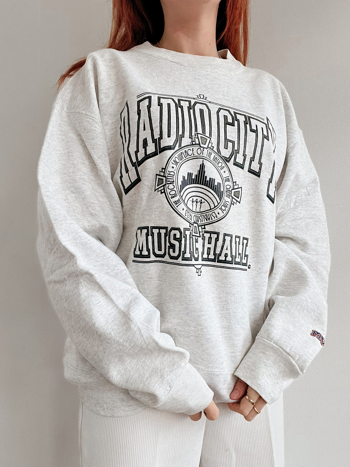 White and blue jacket with orange collar Adidas XL