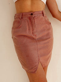 Jupe vintage rose en jeans M