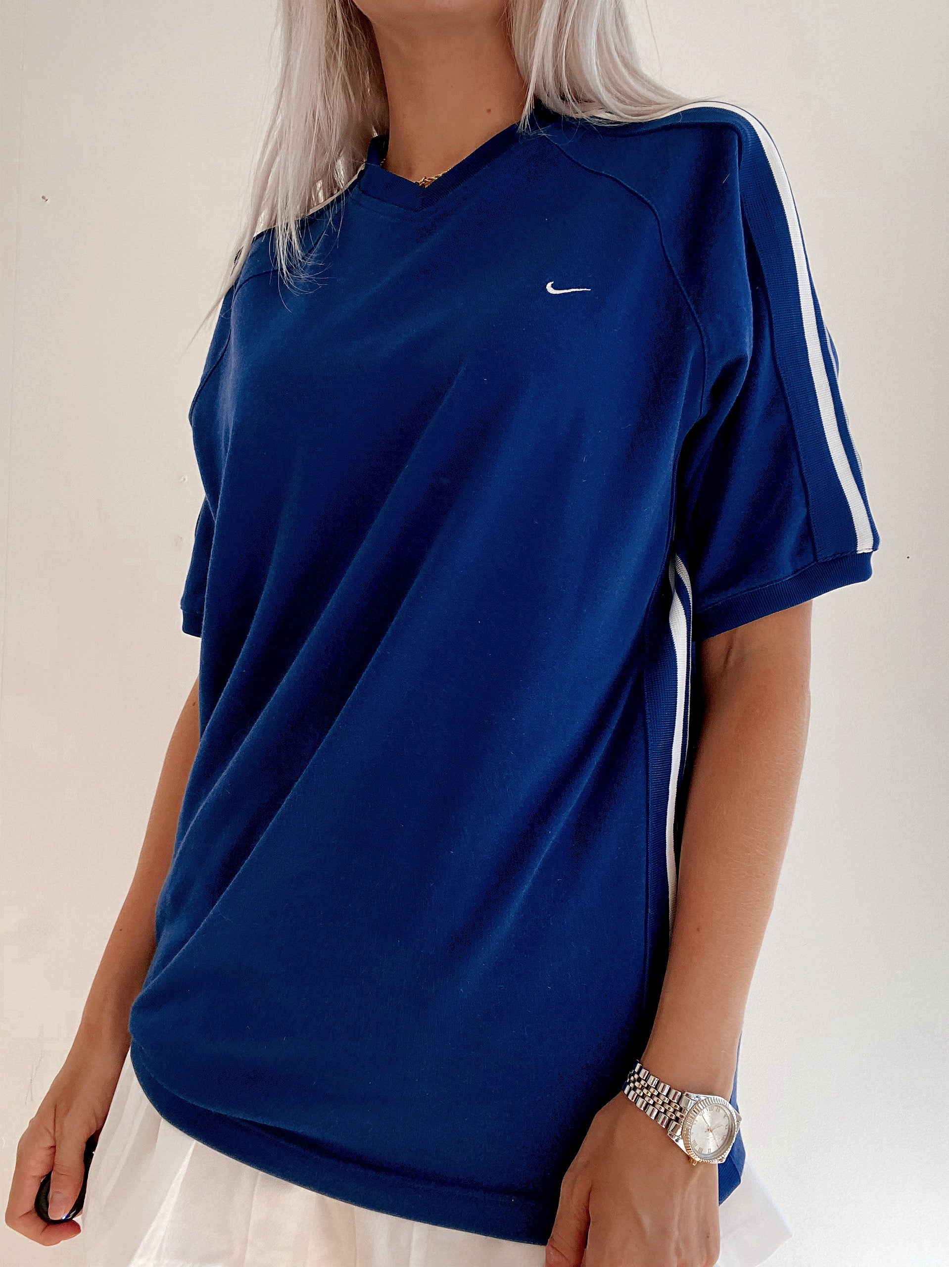 White"One two Nike"Nike L T-Shirt