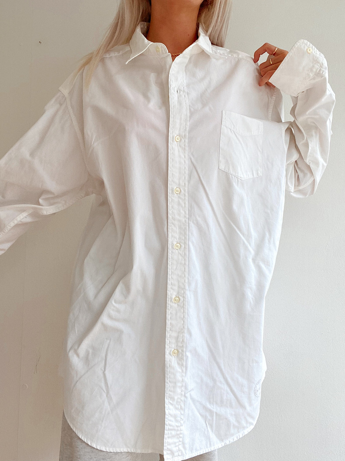 Ralph Lauren L Blue White/Black Striped Shirt