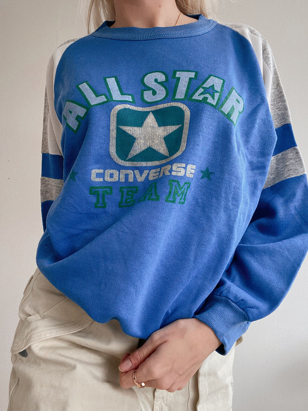 Pull bleu électrique All Stars Converse M