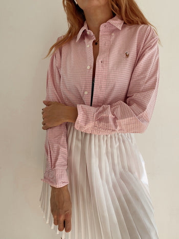 Chemise vintage Ralph Lauren  rose claire S