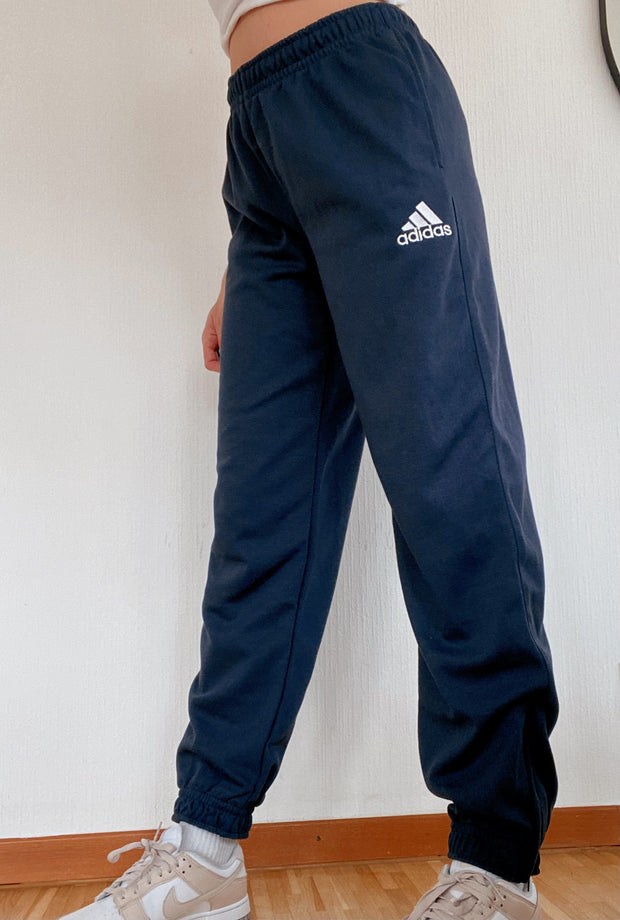 Pantalon de jogging bleu foncé Adidas M