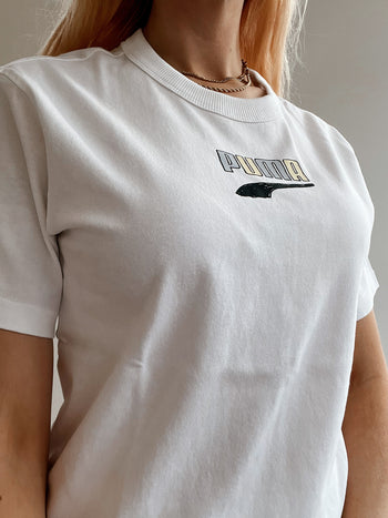 Puma S Vintage weißes T-Shirt