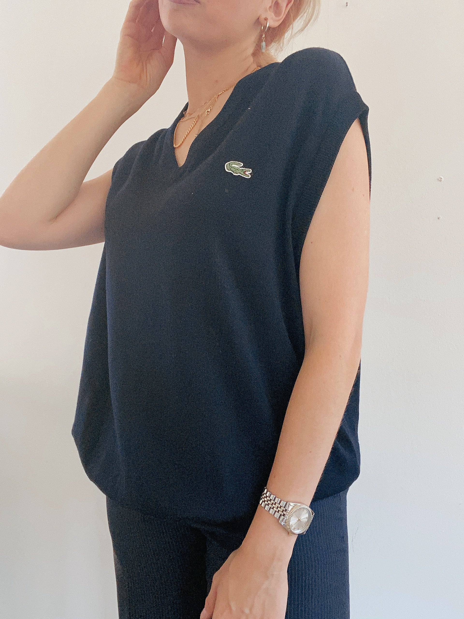 Green Lacoste L Long Sleeve Polo Shirt
