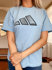 T-shirt bleu clair Adidas S