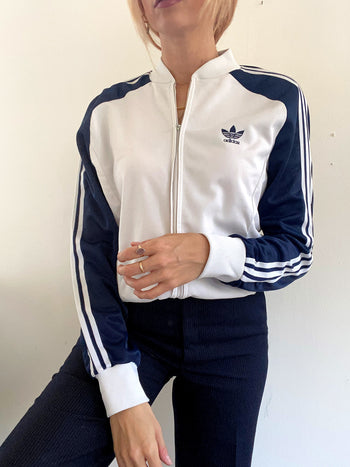 Jacket Blanche et bleue Adidas S