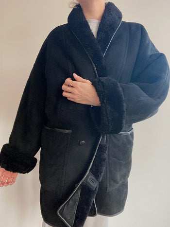 Black Weekday L Coat