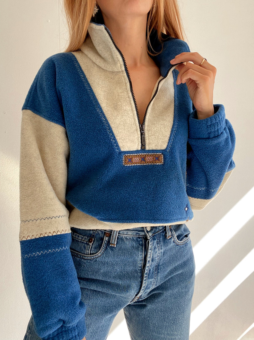Gray fleece sweater Napapijri S