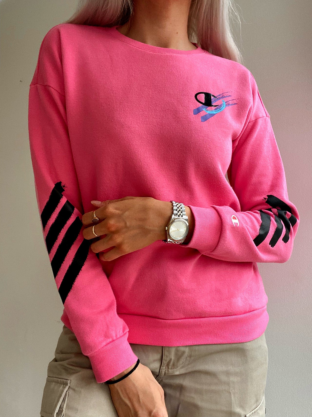 Champion rosa Pullover S