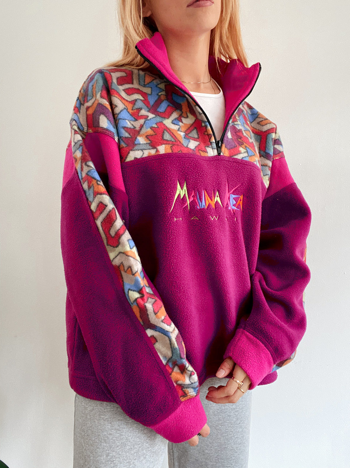 Gray fleece sweater Napapijri S