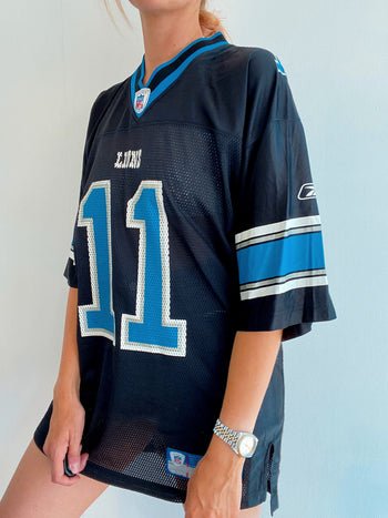 Schwarz-blaues NFL-Trikot M