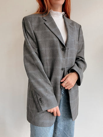 Veste blazer vintage grise  M/L