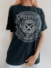 T-shirt vintage noir rock L