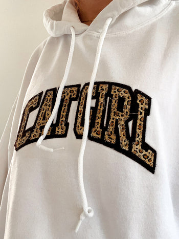 Pull vintage américain blanc  XL