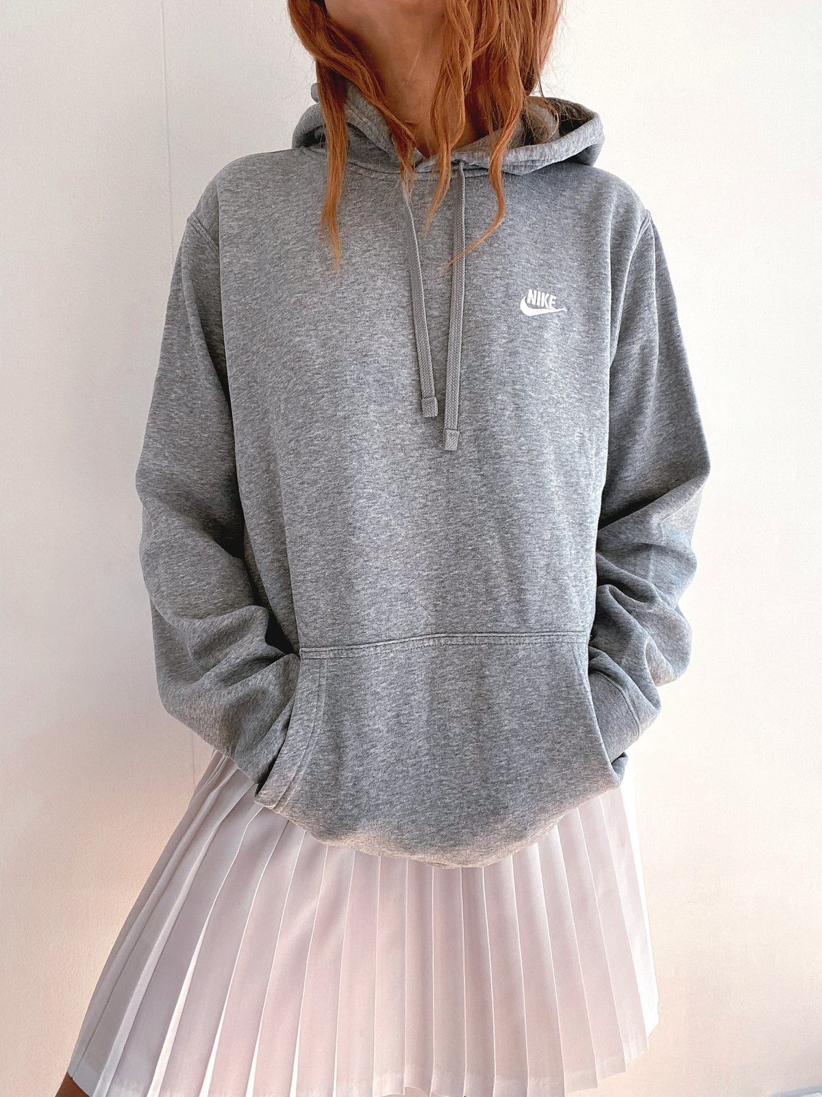 White and blue jacket with orange collar Adidas XL