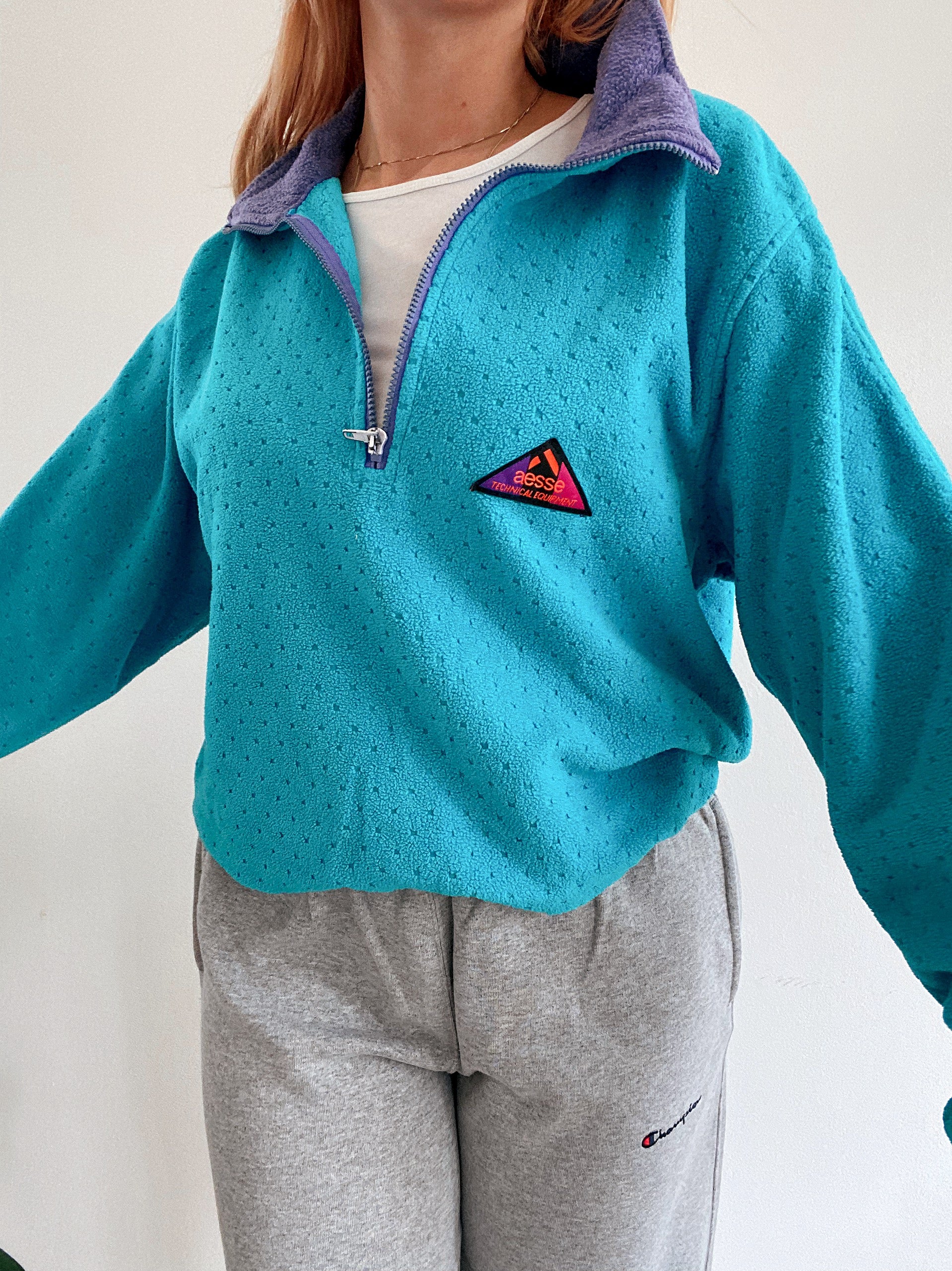 Gray fleece sweater Napapijri S