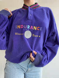 Vintage lila Endurance XXL-Fleece