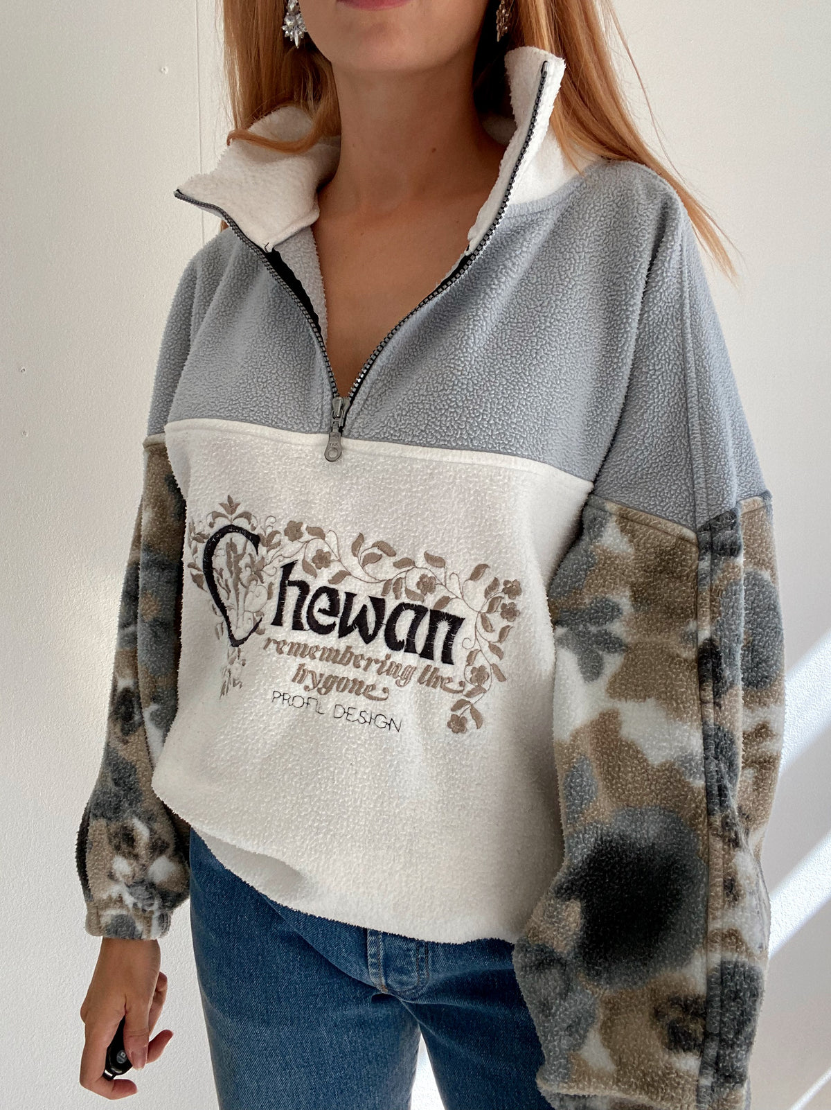 Gray fleece sweater Napapijri S