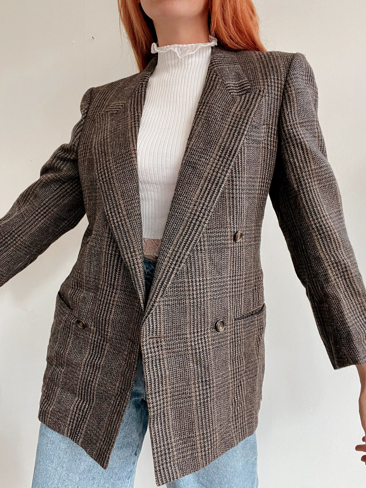 Veste blazer vintage brune  M