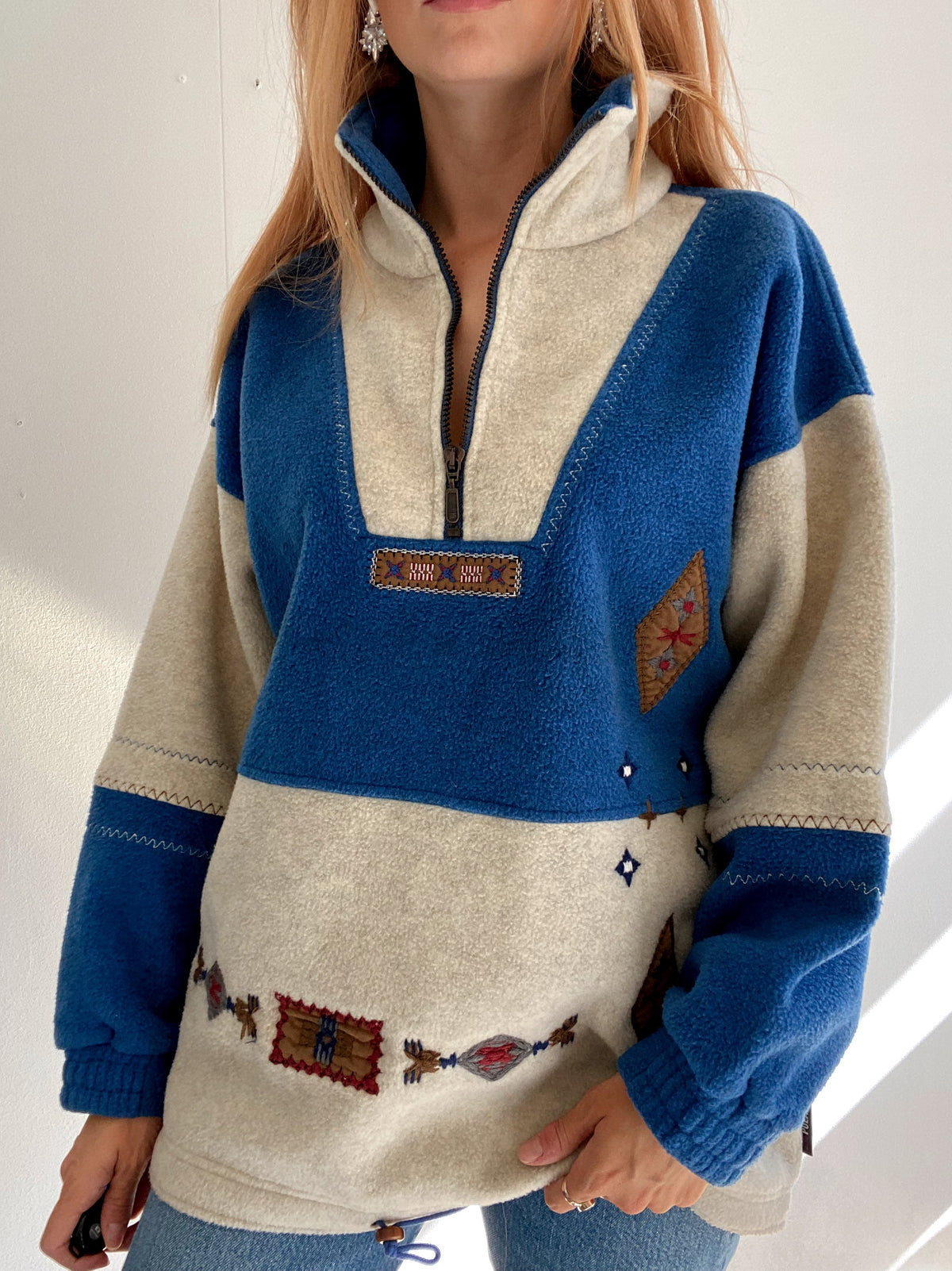 Gray fleece sweater Napapijri S