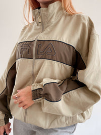 Veste de jogging vintage beige Fila XL