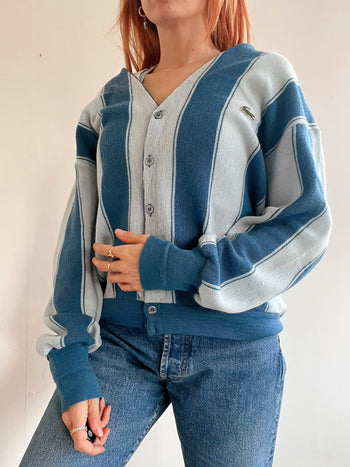 Cardigan bleu clair Lacoste M