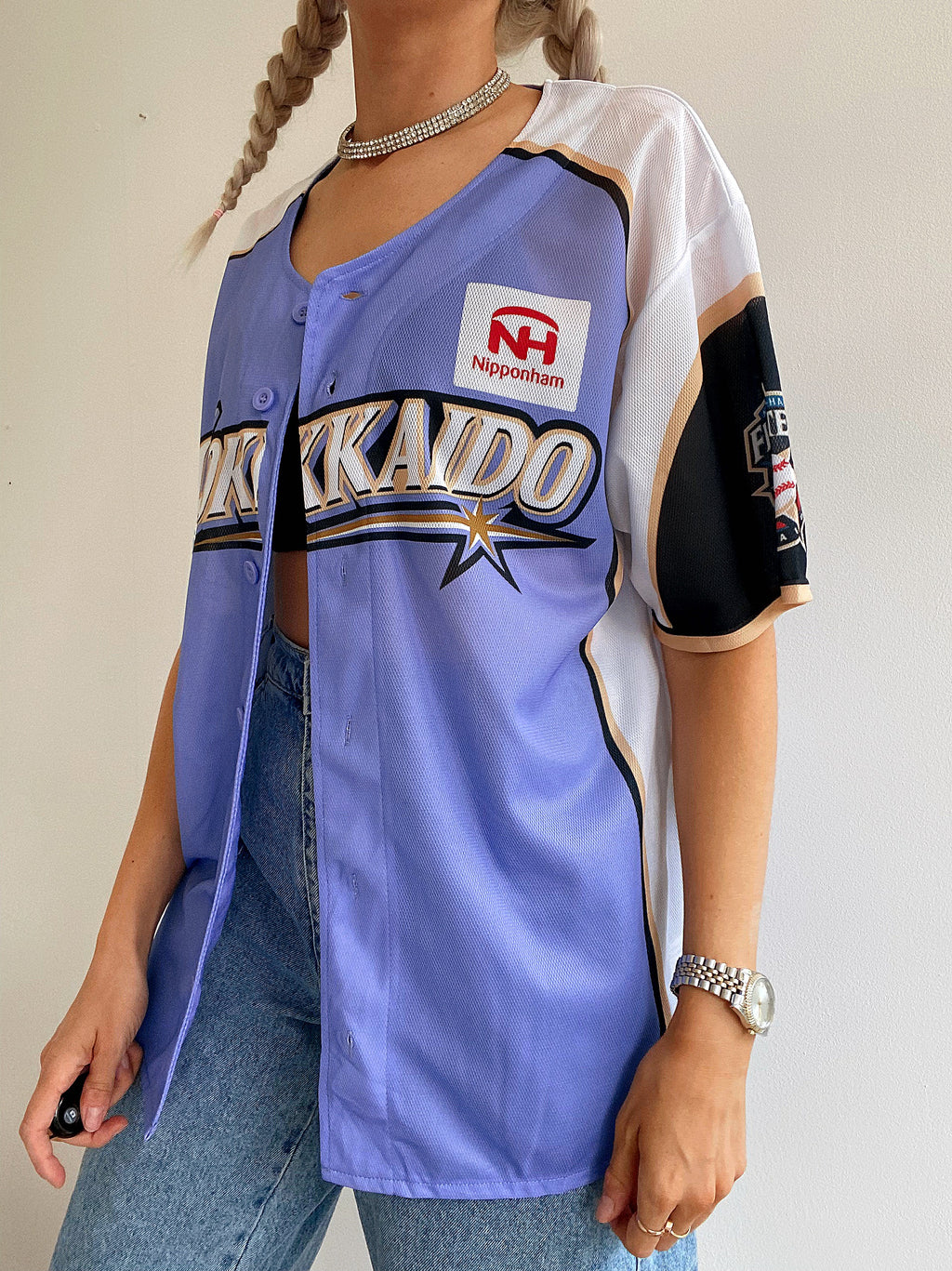 Lila Hokkaido-Baseballtrikot