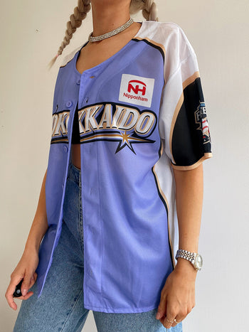 Maillot de baseball mauve Hokkaido