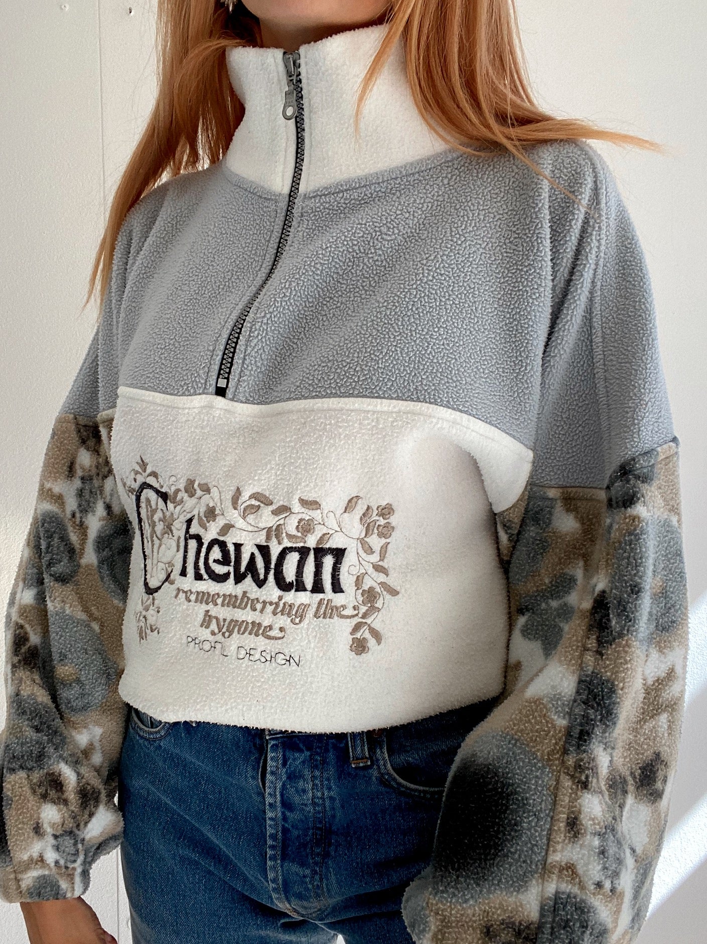Gray fleece sweater Napapijri S