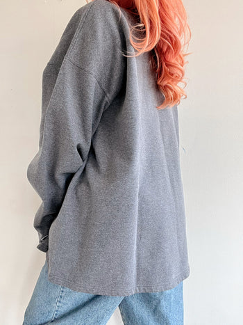 Pull gris foncé Champion XXL