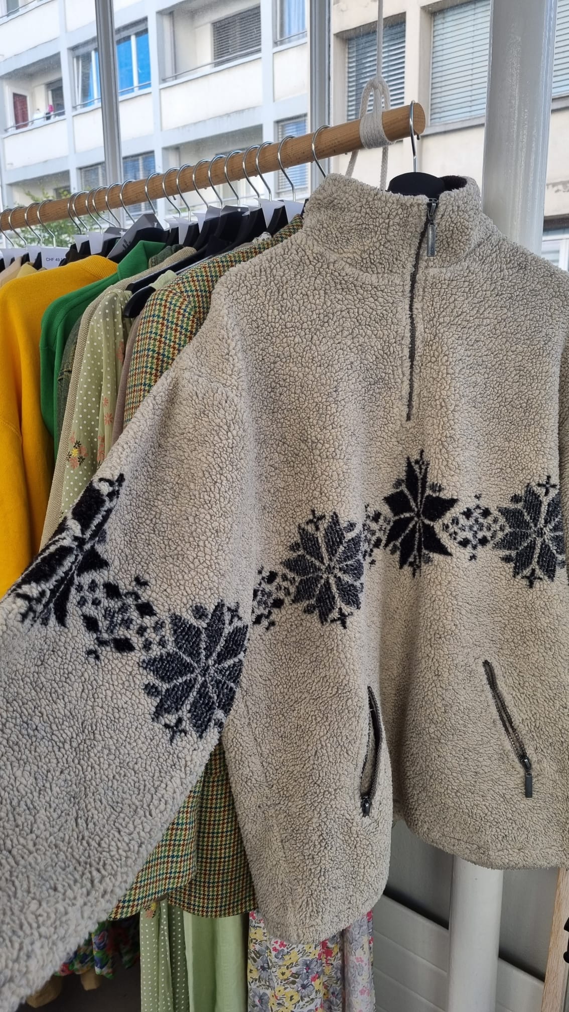 Multicolored fleece S/M