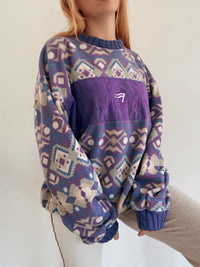 XL blue fleece sweater
