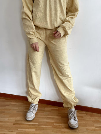 Ensemble pull & jogging jaune XXL