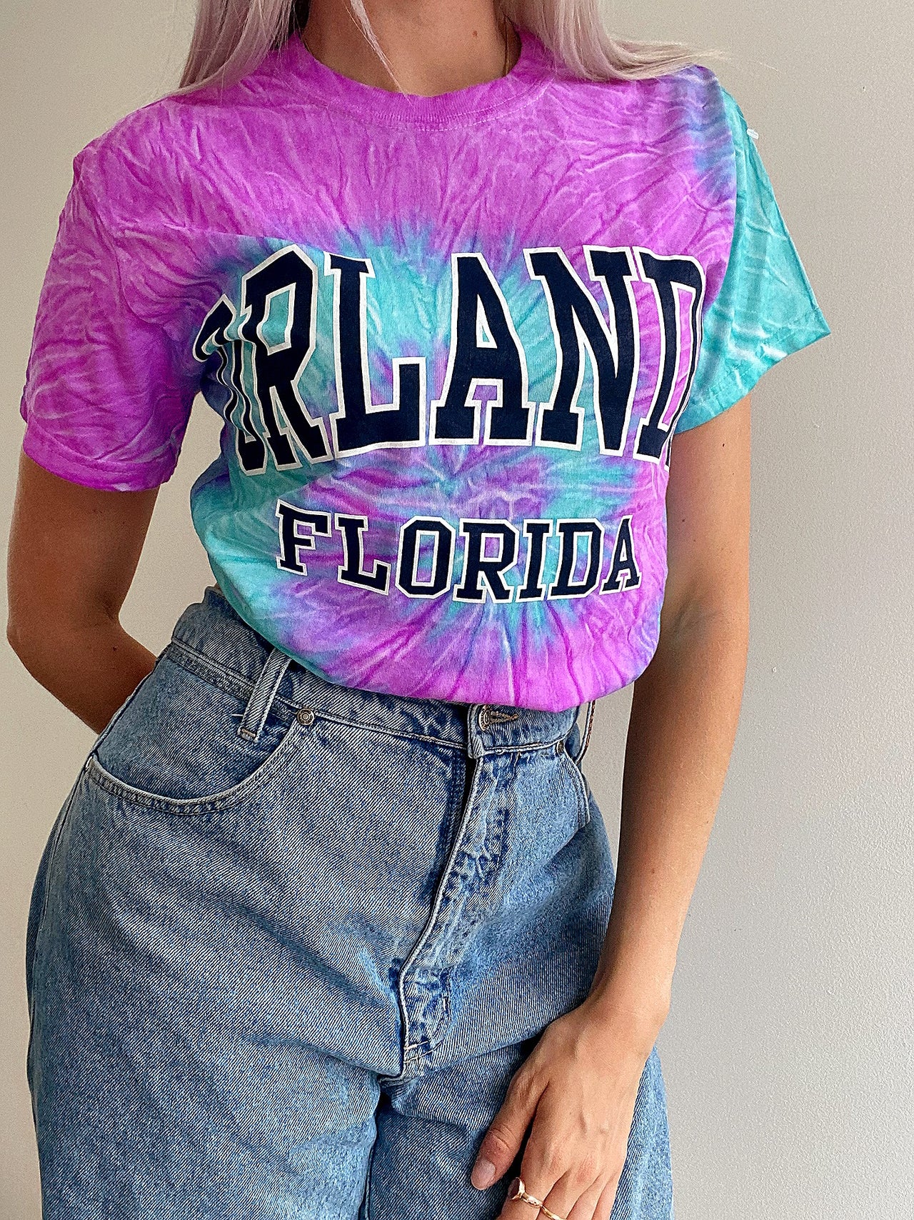 T-shirt vintage tie and dye Orlando S