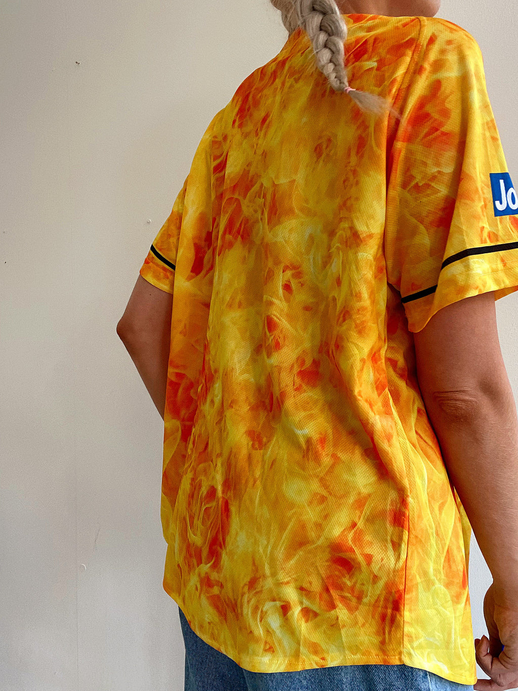 Maillot de sport jaune