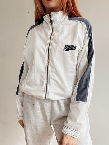 Veste de jogging vintage blanche Puma S